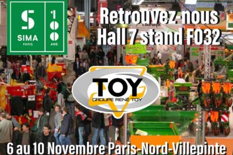 SIMA 2022 Groupe TOY Hall 7 stand F032