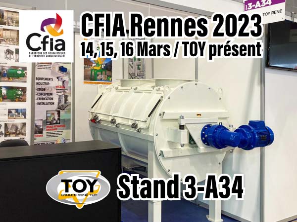 CFIA 2023 Groupe TOY Stand 3-A34